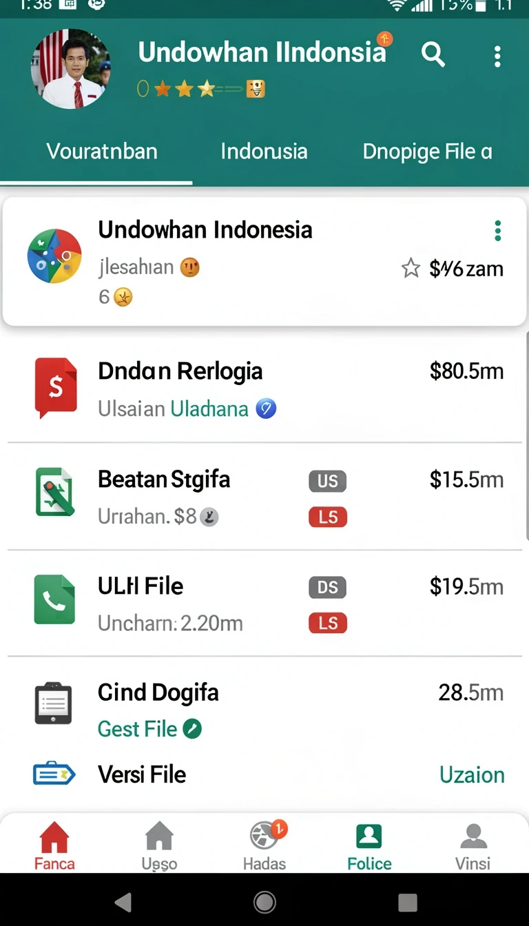 Tampilan utama aplikasi Download latoto APK untuk Android yang intuitif dan efisien.