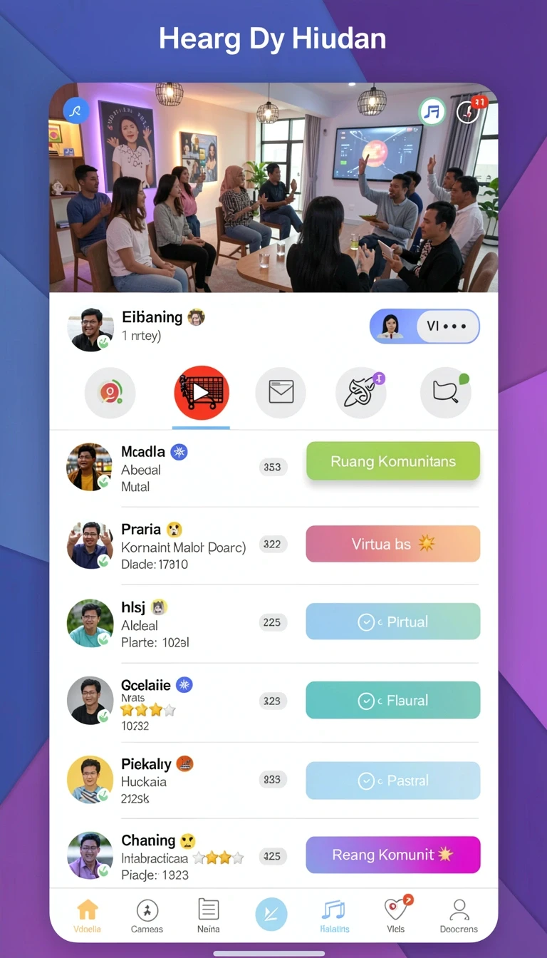 Tampilan utama aplikasi Review Aplikasi rpvip1 yang intuitif dan efisien.