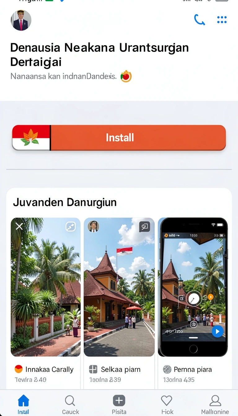 Tampilan utama aplikasi Review Aplikasi jkt303 yang intuitif dan efisien.